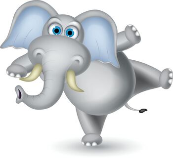 hvit ,virveldyr ,tegnefilm ,elefant ,gest.