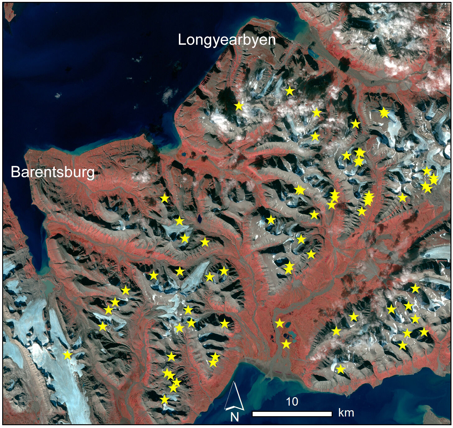 Skred, Svalbard