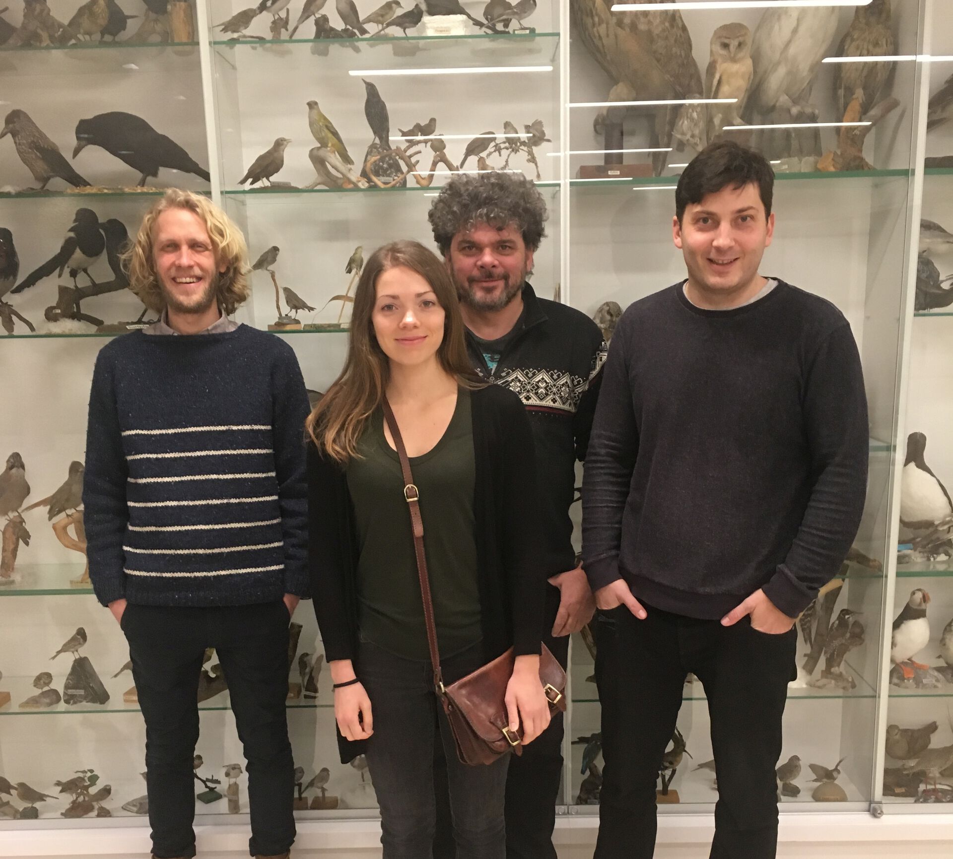 CEES-team: Kjetil Lysne Voje, Camilla Lo Cascio Sætre, Glenn-Peter Sætre, Fabrice Eroukhmanoff