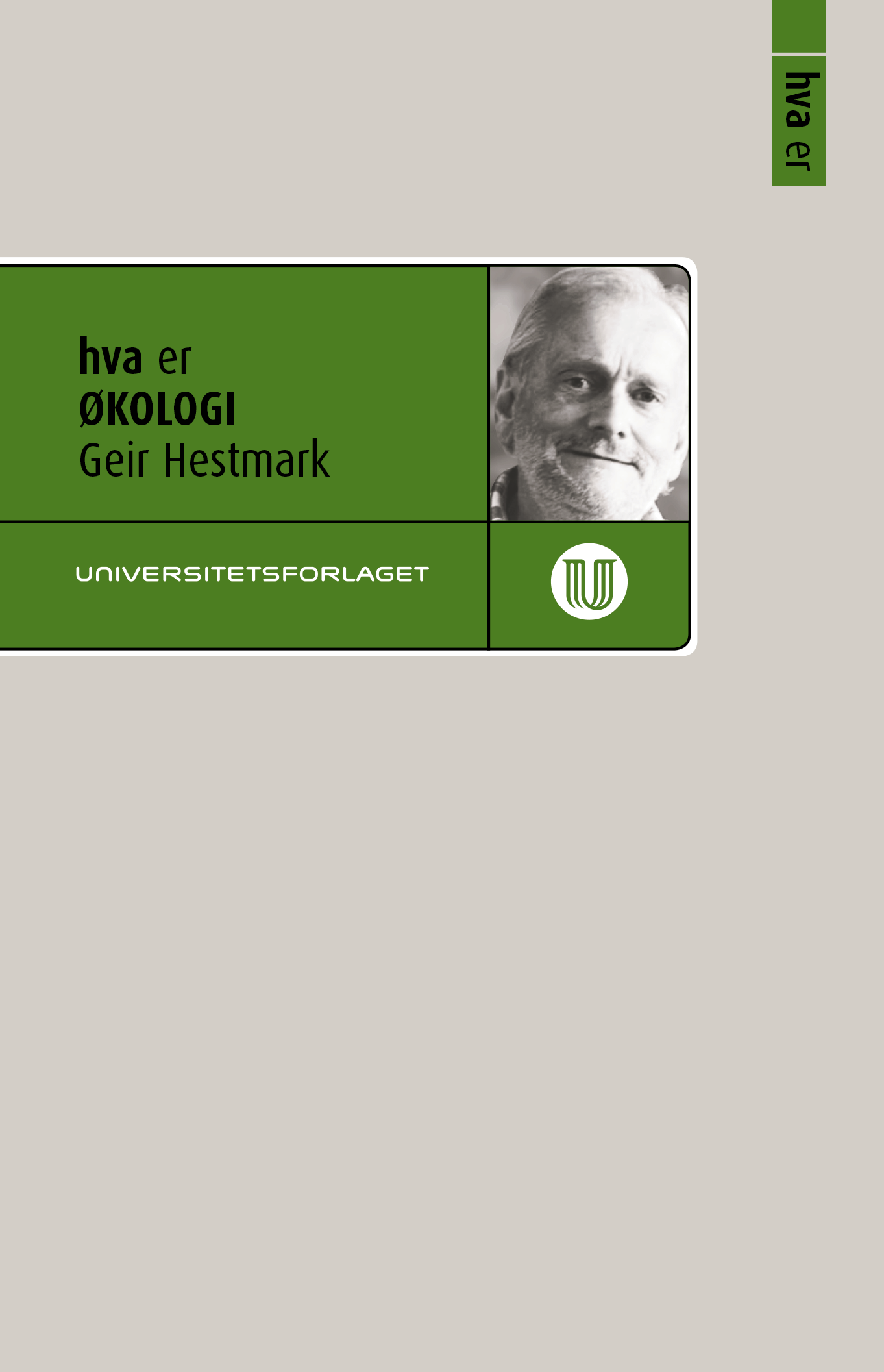 Geir Hestmarks nye bok er utgitt på Universitetsforlaget