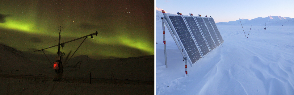 Målestasjoner kalt «flux tower» trenger energi, oppvekket fra solens stråler eller vind. 