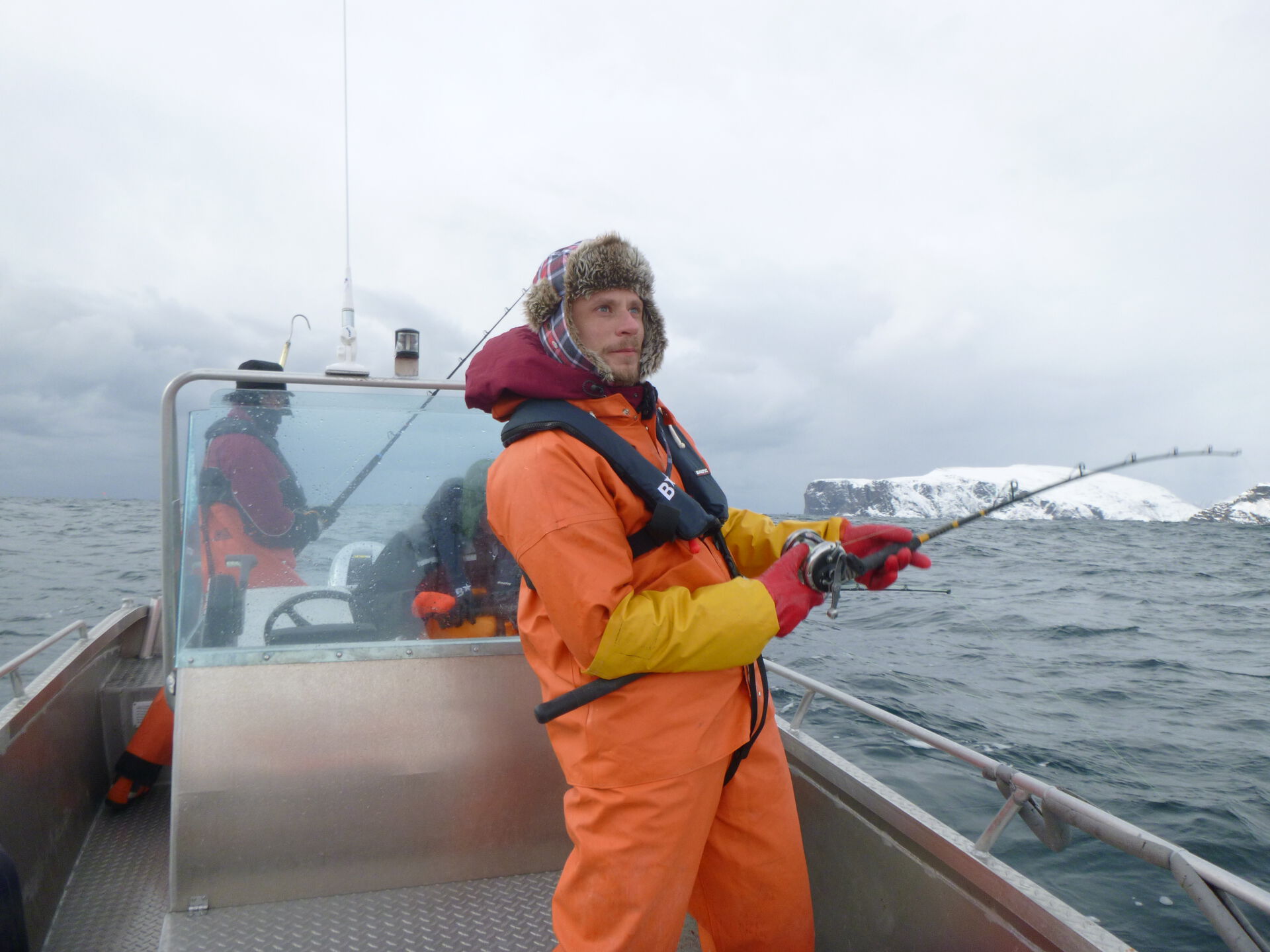Martin Malmstrøm på fisketur