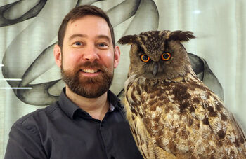 Bird ,Eye ,Smile ,Beak ,Beard.