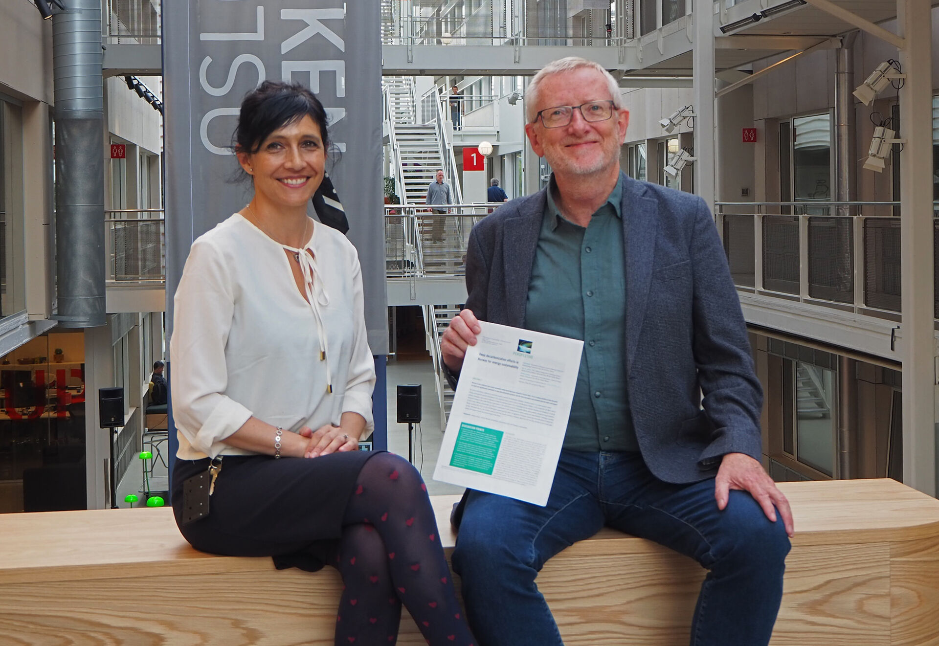 Sabrina Sartori and Truls Norby