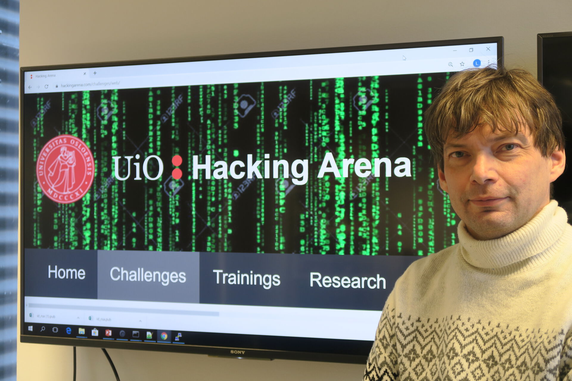 Laszlo Erdödi leder UiOs kurs i etisk hacking