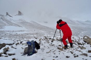 snø ,fjell ,skråningen ,himmel ,iskappe.