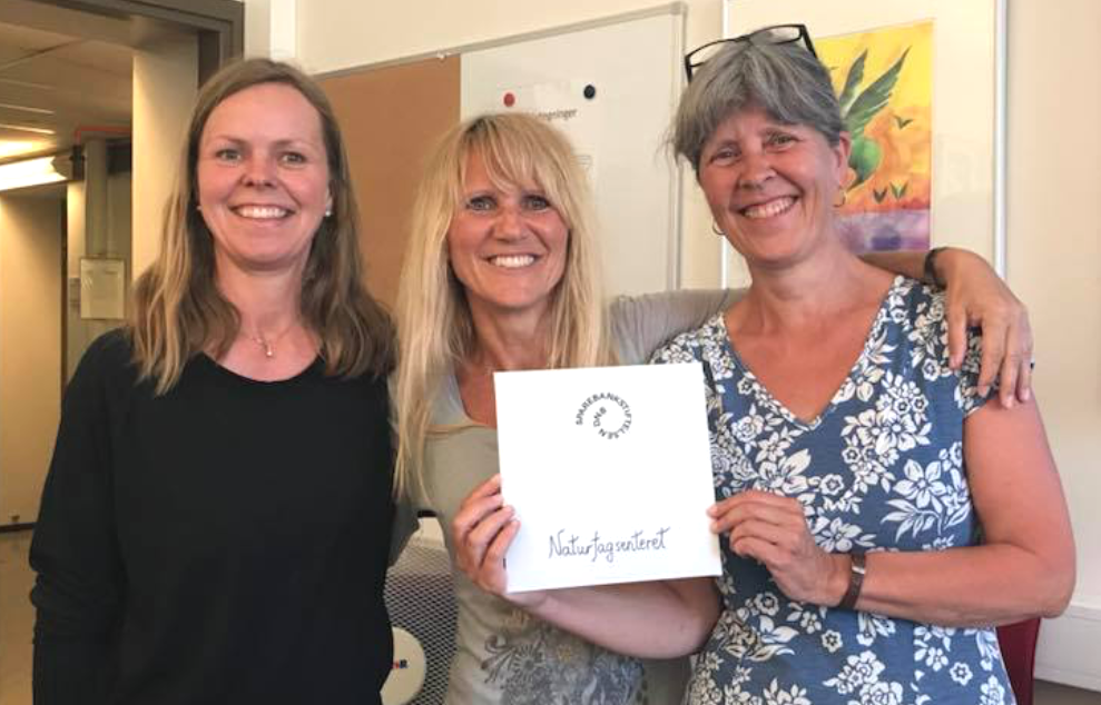 Eva Grothe (Sparebankstiftelsen DNB), Merethe Frøyland, Liv Oddrun Voll (begge fra Naturfagsenteret)