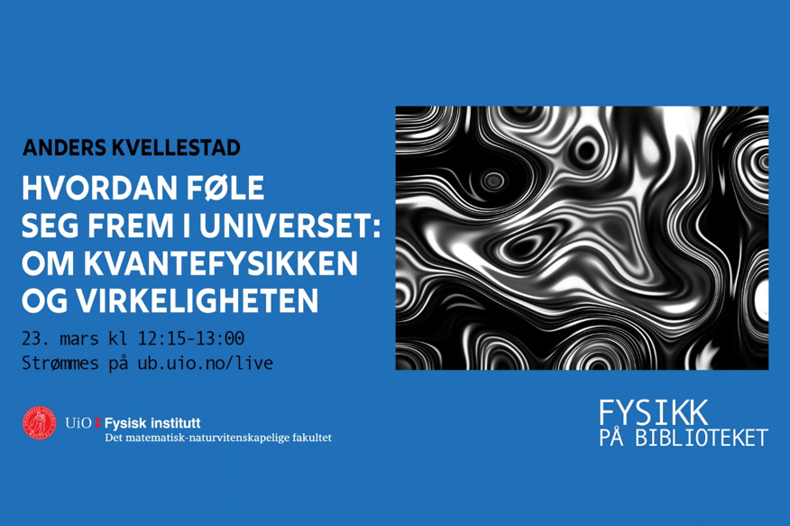 Tekstplakat om foredraget