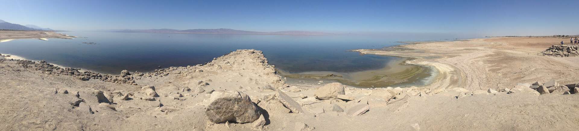 Salton-havet i California.